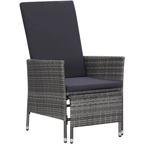 Maison Chic Seti vrtnega pohištva - Vrtna garnitura - Vrtni pohištvo set z blazinami 2-delna poli ratan siva, (21797080) Cene