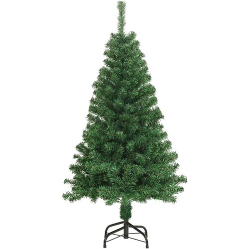  Umjetno božićno drvce s gustim granama zeleno 120 cm PVC Slike