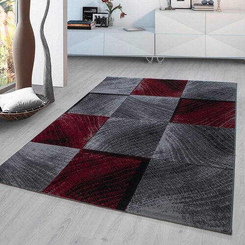Lesnina XXXL TKANA PREPROGA Plus 8003 160/230 cm tkano rdeča Slike