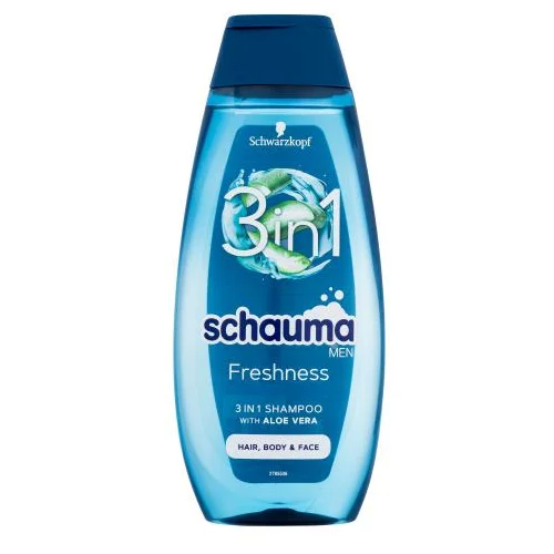 Schwarzkopf Schauma Men Freshness 3in1 višenamjenski šampon s aloe verom za moške