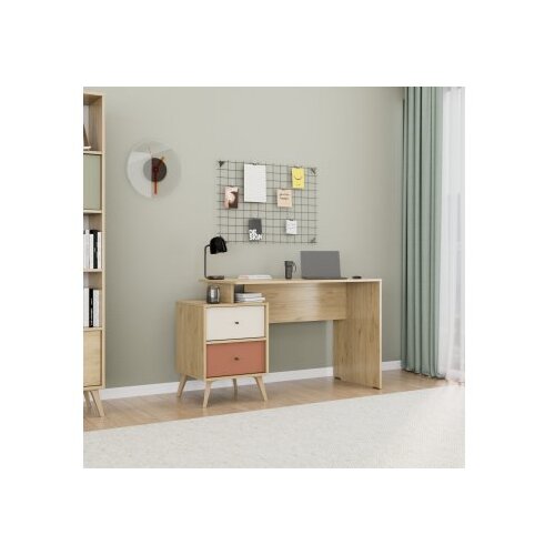 Hanah home Hanah kućni radni sto Tcm-920-Fx-1, 110x75x44 cm, bež Slike
