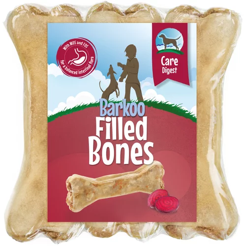 Barkoo polnjene žvečilne kosti - Digest (z rdečo peso) - Varčno pakiranje: 12 x 12 cm