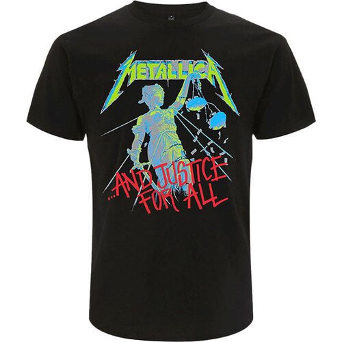 Metallica majica Unisex And Justice For All Original L Črna Slike