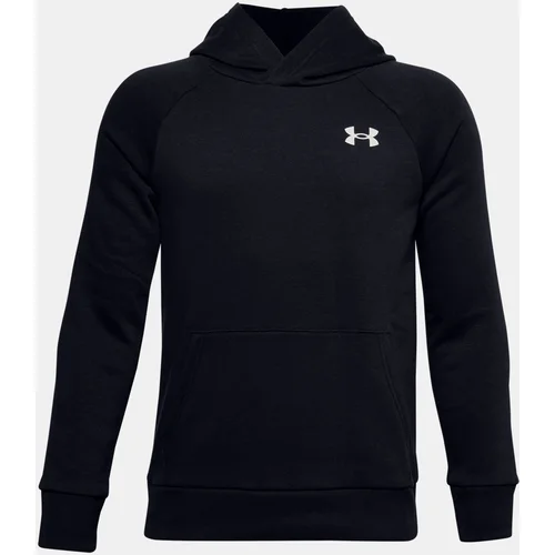 Under Armour Sweatshirt UA RIVAL COTTON HOODIE-BLK - Boys Under Armour Sweatshirt UA RIVAL COTTON HOODIE-BLK - Boys