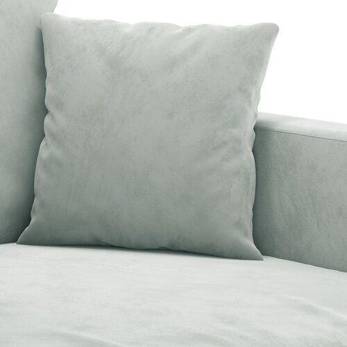  3-dijelni set sofa s jastucima svjetlosivi bar&amp;scaron;unasti Slike