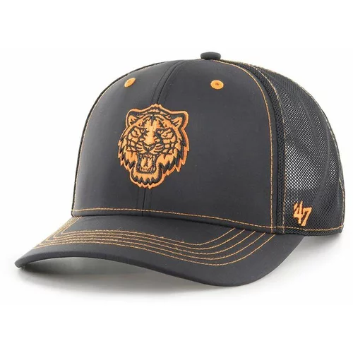47 Brand Kapa sa šiltom MLB Detroit Tigers boja: crna, s aplikacijom, B-XRAYD09BBP-BK