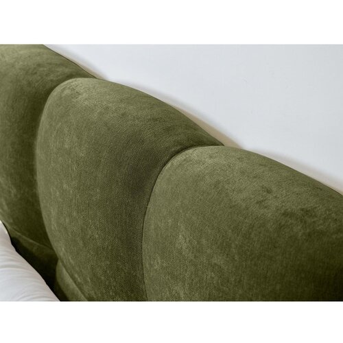 Bobochic Paris Zelena oblazinjena zakonska postelja z letvenim dnom 160x200 cm Kumo &amp;ndash; Slike