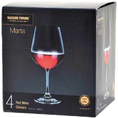 MODELIA DOO set čaša marta crno vino 460 ml, 4/1 Cene
