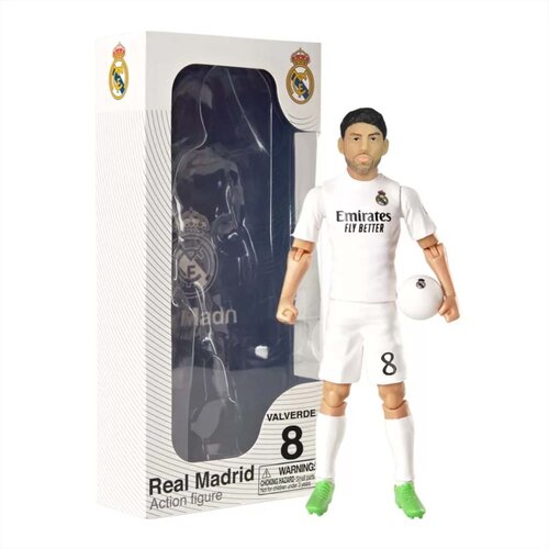 Mga Entertainment Akcijska figura nogometaša, 20 cm - Real Madrid, Valverde v dresu s številko 8 Cene