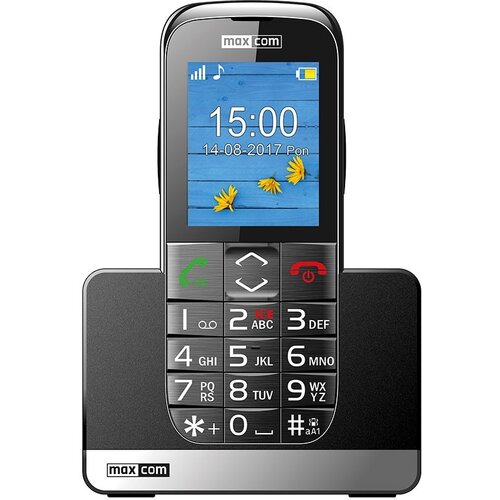 MaxCom MM720SE črn klasični telefon, (21575565) Cene