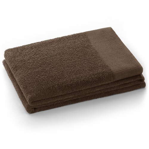 AmeliaHome Rjava frotirna bombažna brisača 70x140 cm Amari &amp;ndash; Slike