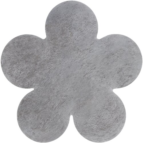 RugsX Preproge Sodobna pralna preproga SHAPE 3106 Cvet shaggy 80x80 cm Siva Cene