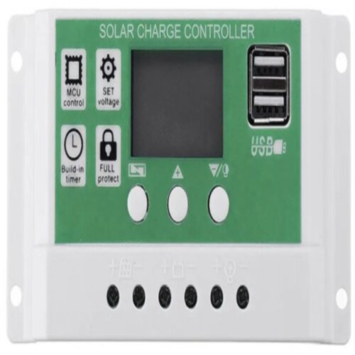 Sol CONTROL30AG gmb pv solarni regulator punjenja 30A 20A 10A 12V 24V automatski podesivi pwm lcd Cene