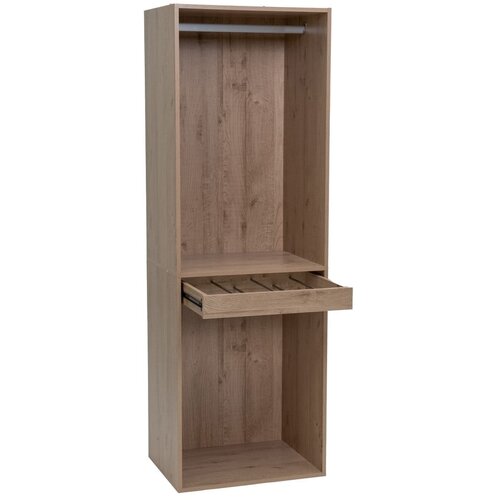 Casa Selecci&amp;oacute;n Odprta modularna garderobna omara v hrastovem dekorju v naravni barvi 60x180x45 cm Modular &amp;ndash; Slike