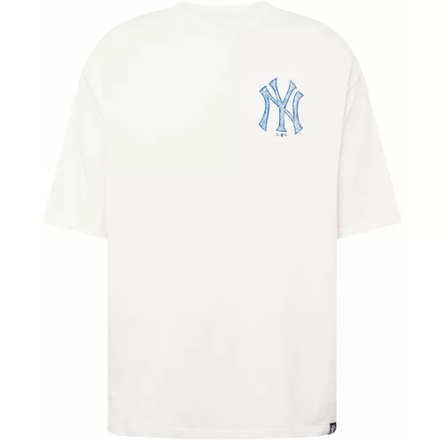 New Era Majica 'MLB PLAYER' modra / svetlo siva / črna / bela