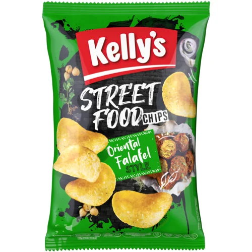 Kelly's Street Food Chips Oriental Falafel Style - 8 kosov