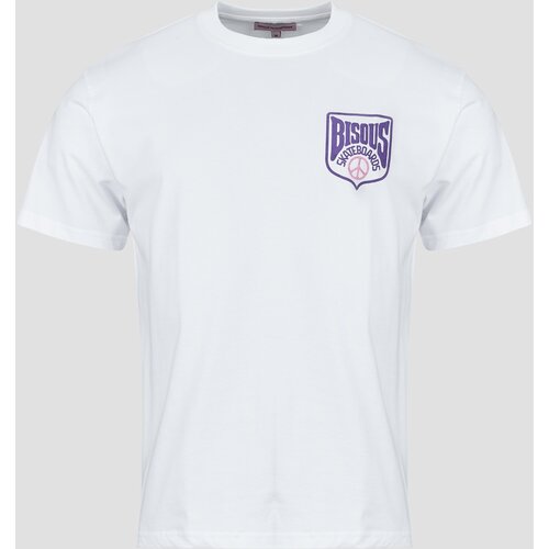 Bisous Skateboards T-shirt Blason Bijela Cijene