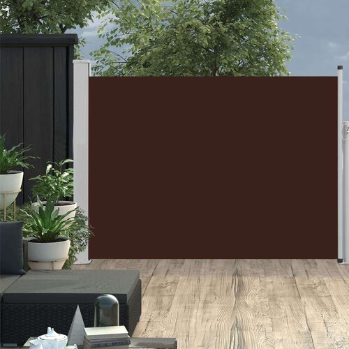  Zložljiva stranska tenda za teraso 100x500 cm rjava, (20610507) Cene