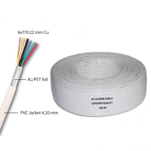 Bb Link alarmni kabl 6C 6X0.22 cca 0214 Cene
