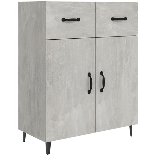 Maison Chic Komoda - Predalnik betonsko siva 69,5x34x90 cm inženirski les, (21721704) Slike