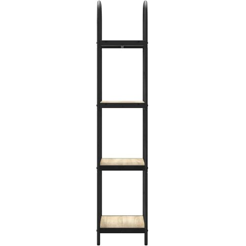 VidaXL Polica sonoma hrast 40 x 30 x 146 cm Konstruirano drvo Slike
