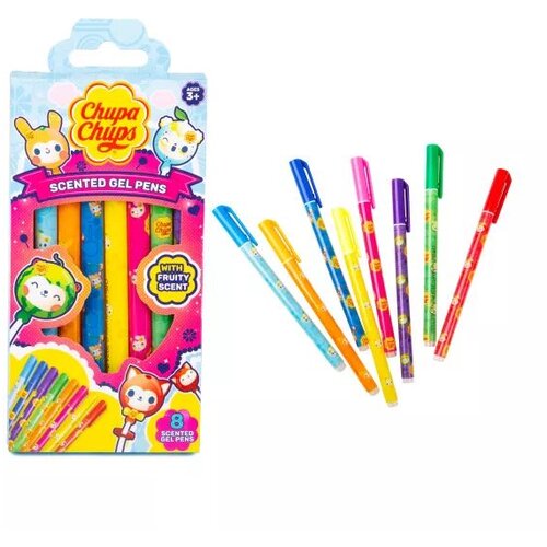 Chupa Chups: Set di&amp;scaron;ečih gel pisal - 8 kosov Slike