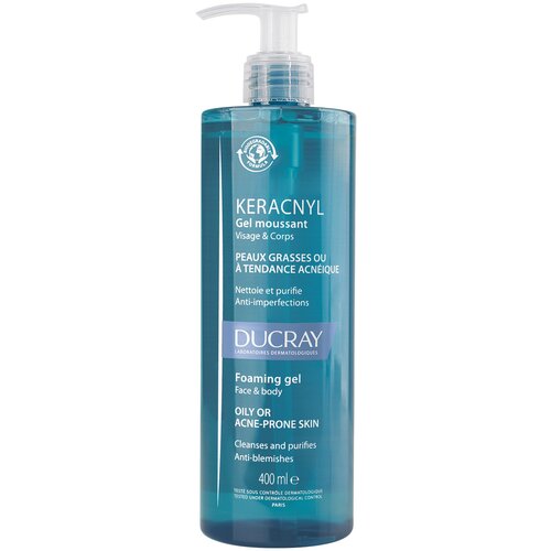 Ducray Keracnyl penušavi gel 400ml Cene