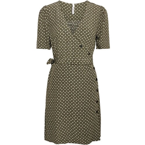 PepeJeans Kratke obleke VESTIDO MUJER PL953355 Zelena Slike