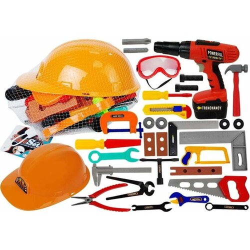 Lean_Toys LEAN TOYS baterijski vijacnik + 36 delni set orodja 6583 Cene