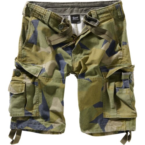 Brandit Vintage Cargo Shorts Swedish Camo Slike