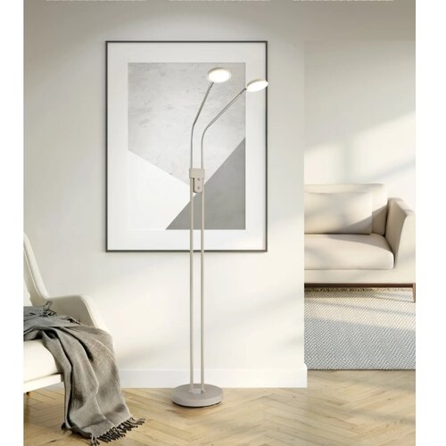 Globo 58504-2SSA-LED prigu&amp;scaron;iva podna lampa SILVIO 2x6,5W/230V 2700/3350/4000K bež Slike