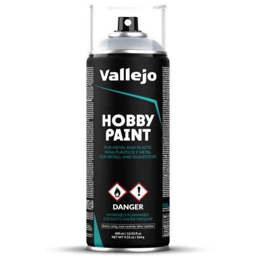 Vallejo Hobby Paint Spray Primer - Silver Cene