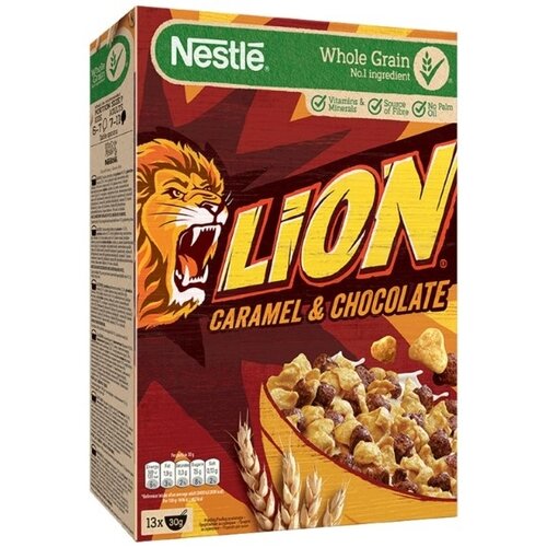 LION Pahuljice NESTLE karamela i čokolada 400g Cene
