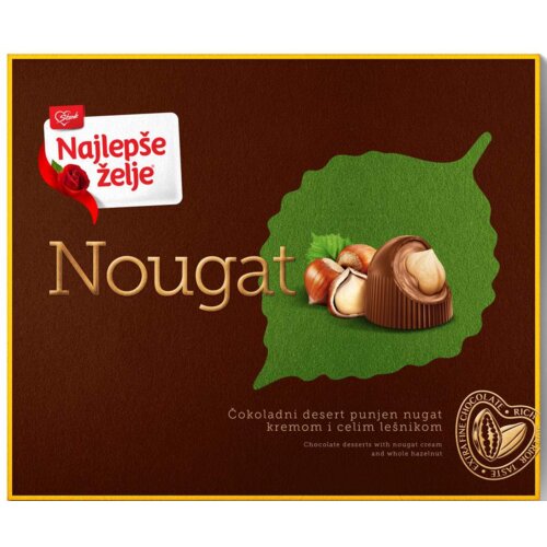 &amp;Scaron;tark najlep&amp;scaron;e želje bombonjera nugat 188G Slike