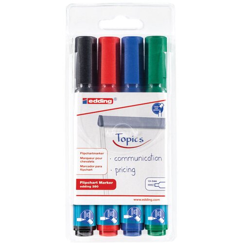 Marker Flipchart 1,5-3mm Edding 380/4boje Cijene