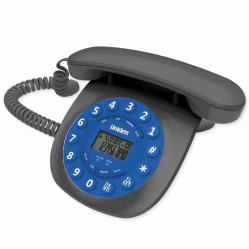 Uniden CE6601 blue žični fiksni telefon Slike
