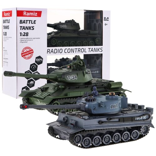 Tenk na daljinsko upravljanje Tiger Vs T-34 1:28 Cijene