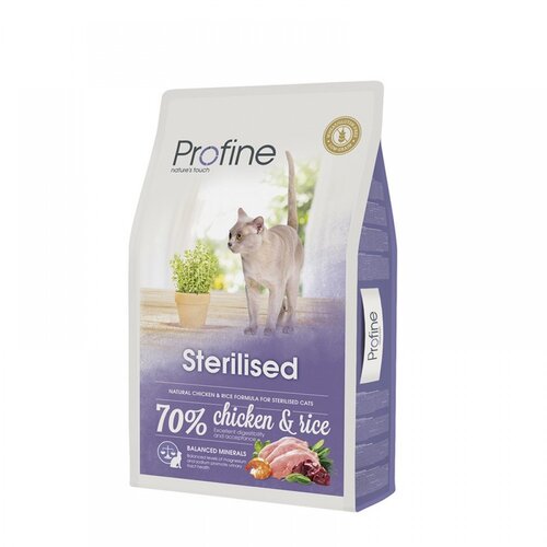 Profine suva hrana za sterilisane mačke, piletina i pirinač, 10kg Cene
