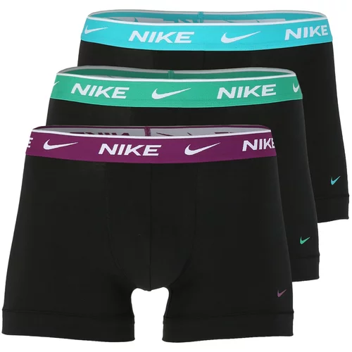 Nike Sportske gaće 'Everyday' svijetloplava / pastelno zelena / svijetloljubičasta / crna