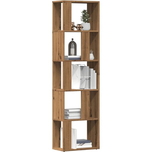 VidaXL Knjižna omara artisan hrast 45x24x159 cm inženirski les Slike