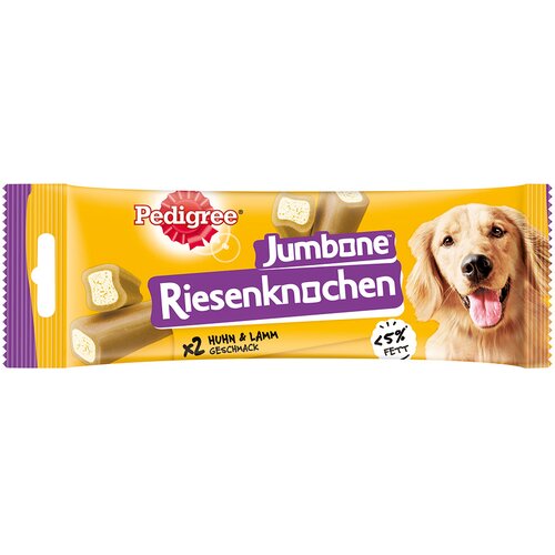 Pedigree Jumbone velikanska kost s pi&amp;scaron;čancem - Medium 180 g (2 kosa) Slike