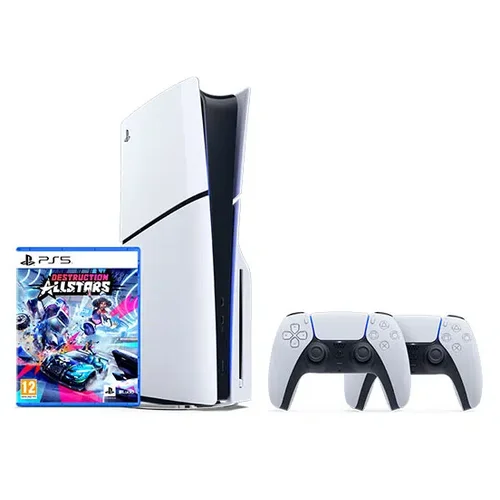 Sony PlayStation 5 Slim D chassis + PS5 Dualsense Wireless Controller+Destruction ALLstars PS5