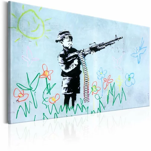  Slika - Boy with Gun by Banksy 60x40