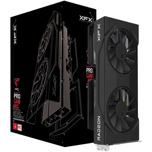 VGA XFX SWIFT AMD Radeon RX 9060 Gaming Edition with 8GB GDDR6 HDMI 2xDP, AMD RDNA 4, black box, SI ONLY, RX-96SWFT8BC Slike