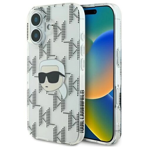 Karl Lagerfeld ETUI KARL HEAD ELEKTROPLATIRAN ZA IPHONE 16 PROZOREN, (21898421) Cene