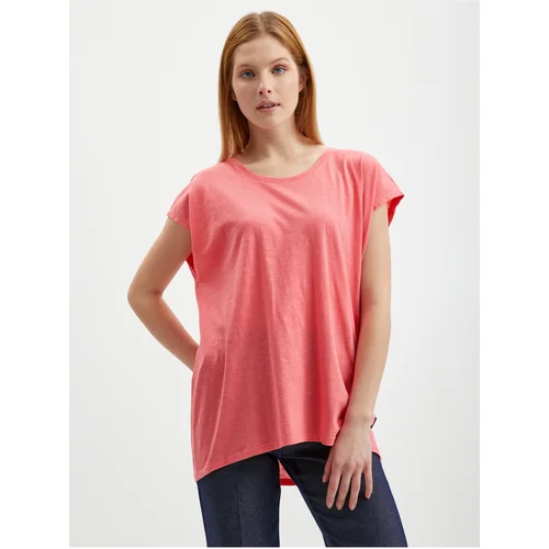 Noisy May Coral Women's Basic T-Shirt Mathilde - Women