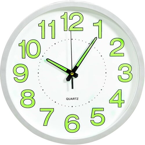 vidaXL 325167 Luminous Wall Clock White 30 cm Cijene