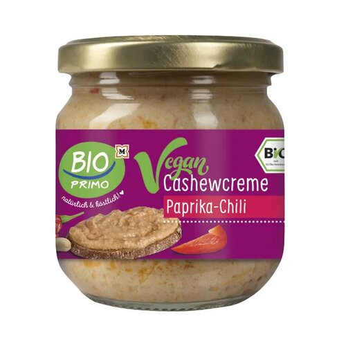 BIO PRIMO Organska krema od indijskih oraščića veganska, paprika čili Cijene