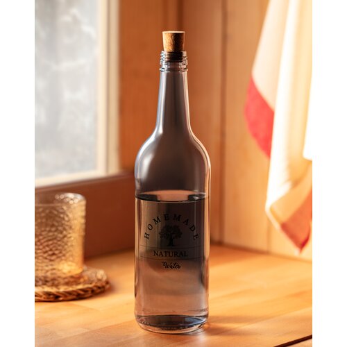 Madame coco Conesa Staklena fla&scaron;a, 750ml, 8x8x34.5cm, Svetlosiva Cene