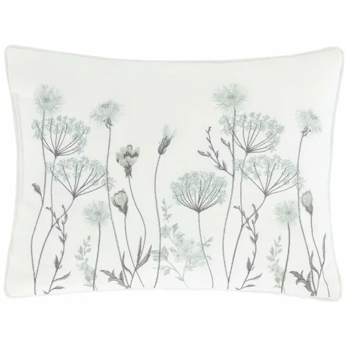 Catherine Lansfield bijelo-zeleni jastuk meadowsweet floral, 30 x 40 cm